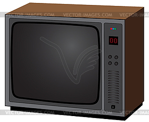 Old TV - vector image