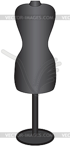 Mannequin for sewing - vector clip art