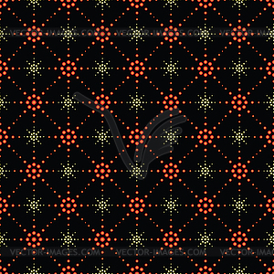 Seamless pattern of symbolic stars - vector clipart / vector image