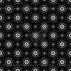 Seamless pattern of symbolic stars - vector clipart