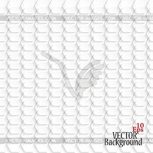 Abstract white hexagon background - - vector clip art