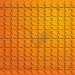 Abstract orange hexagon background - - vector clipart / vector image