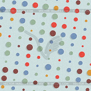 Abstract geometric retro polka dot background - - vector image