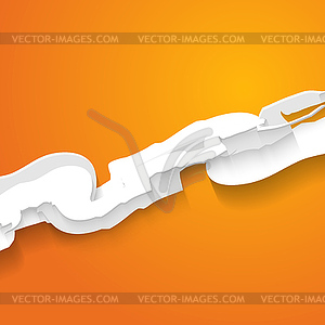 Abstract business orange background - - color vector clipart