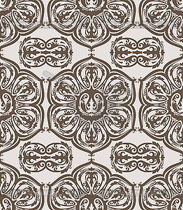 Seamless floral vintage pattern - vector image