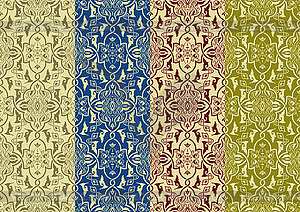 Seamless Patterns - vector clipart / vector image