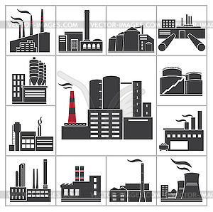 Factory and Industry - vector image