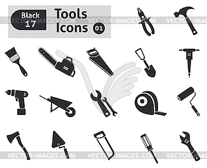 Tools icons - vector image