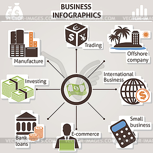 Business infographics - vector clipart