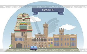 Bangalore, India - vector image