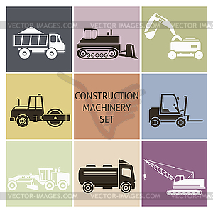 Construction machinery - vector image