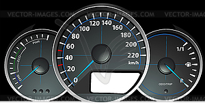 Спидометр. Ускорение Dashboard. иллюстратор - клипарт