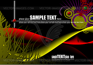 Al 1105 abstract - vector clip art