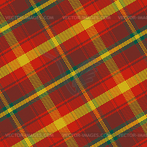 Seamless pattern Maple Leaf tartan - vector image