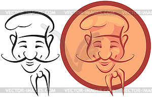 Chef cook - vector image