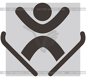 1922 - freestyle icon - vector clipart