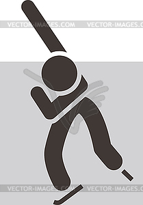 Skate icon - vector clipart