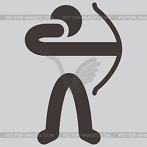 Archery icon - vector image