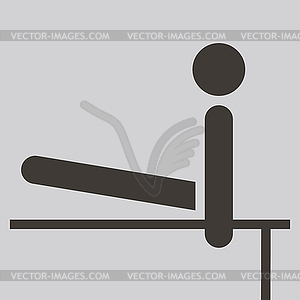 Gymnastics Artistic icon - vector clip art