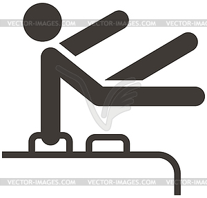 Gymnastics Artistic icon - vector clipart