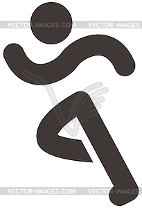 Running icon - vector clipart