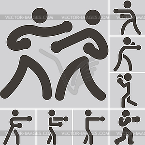 Boxing icon - vector clipart