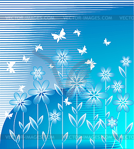 Blue Banner - vector clip art