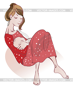 Motherhood - vector image