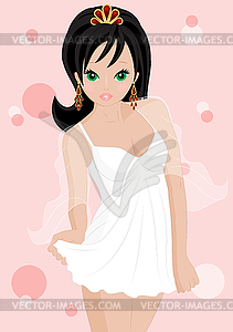 Beautiful bride - vector image