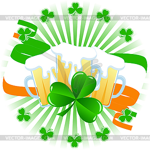 Greeting Card St. Patrick`s Day - vector image