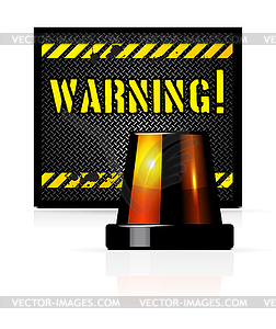 Warning background - vector EPS clipart