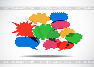 Talk Balloon Abstract - royalty-free vector image