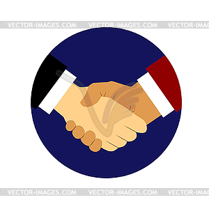 Handshake - vector image