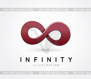 Symbol of infinity - vector EPS clipart