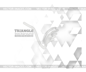 Triangle abstract background - vector clip art