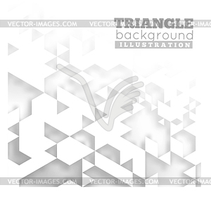 Triangle abstract background - vector image