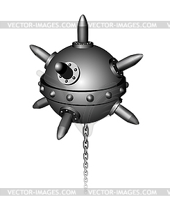 Naval mine - vector image