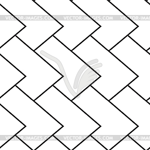 Geometric pattern in black and white style - vector image