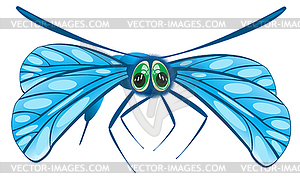 Стрекоза - изображение векторного клипарта