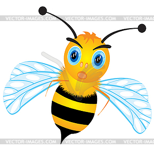 Drawing of bee - vector clipart