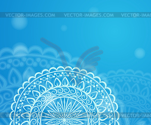 Abstract blue background - vector image