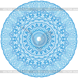 Circle ornament - color vector clipart