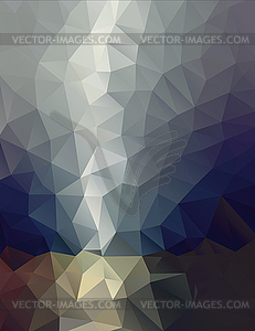 Abstract polygon background - vector clip art