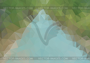 Abstract polygon background - vector clipart