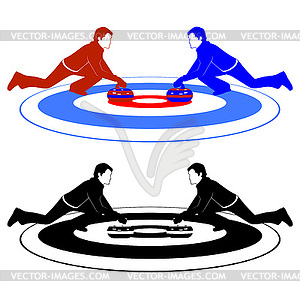 Curling-2 - vector clipart