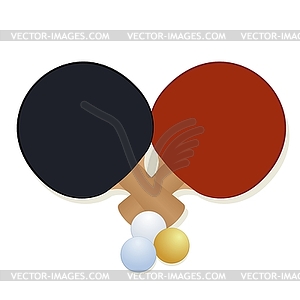 Table Tennis - vector clipart