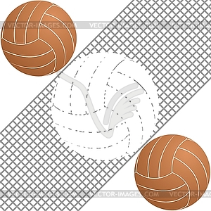 Volleyball - vector image