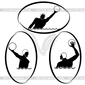 Waterpolo - vector clip art