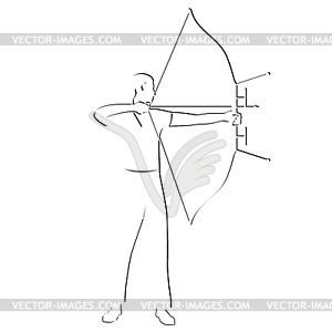 Archery - vector clipart / vector image