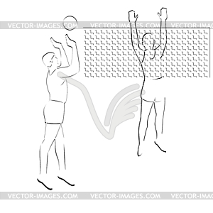 Volleyball - vector clipart